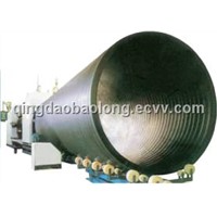 HDPE large-aperture gas pipe production line