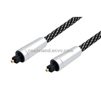 High Resolution Digital Optical TOSlink Cable - Metal Casing