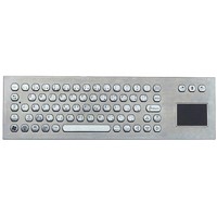 Ip65 Metal Keyboard with Touchpad for Kiosk (X-PP71F-S)