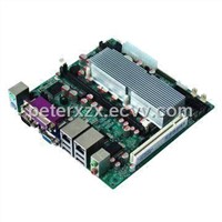 Industrial Mini-ITX Motherboard with Intel Atom N270 and 945GSE + ICH 7M Chipset, 6 x COMS, 1 x PCI