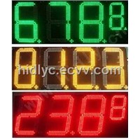 LED gas station price changer
