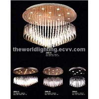 (MCPL2505-16-2505-13-2505-10-2505-5)Chrome Metal Stand Crystal Decoration Modern Pendant Lamp China