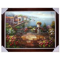 Med Painting, Garden oil painting, Knife painting