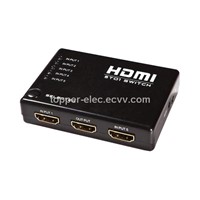 Mini 5x1 HDMI Switch With Remote Control