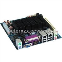 Mini-ITX Motherboard with Intel Atom Process, Double Core 1.86GHz, DDR3 and HD Audio