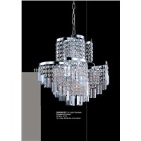 Chrome Metal Stand Modern Crystal Decoration Pendant Lamp / LED Ceiling Lamp (PLMC210)