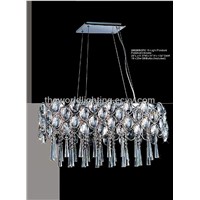 PLMC211-2012 Hot Selling Chrome Metal Stand Modern Crystal Decoration Pendant Lamp China