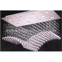 PLMC218-2012 Hot Selling Chrome Metal Stand Modern Crystal Decoration Pendant Lamp China