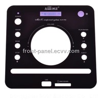 PMMA plastic front panel, silk screen printing,  used for audio speaker