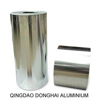 Plain aluminium foil
