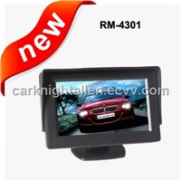 RM-4301,4.3 inch car stand-alone rear view monitor