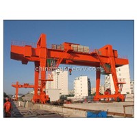 Real Mounted container gantry crane