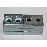 Rectangular NdFeB Magnets with drill holes