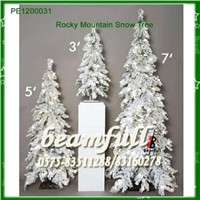 Rocky mountain snow christmas tree