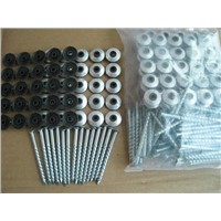 Roofing screw nails with washer