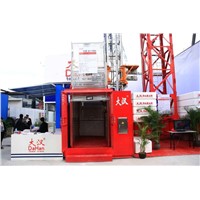 SC200/200 4t Double Cage Construction Elevator Construction Building Hoist Frequency Hoist Used In Cambodia