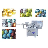 SM300 full automatic ball chocolate wrapping machine with aluminum foil
