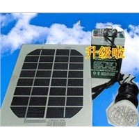 Solar Panel 3W with 2.5W LED Light Phone Charge with Portable Indoor/Outdoor LED Light System