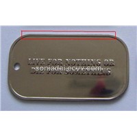 Stainless steel laser engraved dog tag, Pet ID tag, metal IDog tag