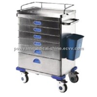 Stainless Steel Luxury Trolley for Anesthesia PF-2