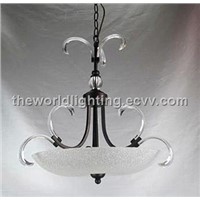 TD-10104-Black Metal Crystal Decorative Branch Simple Modern Kitchen Pendant Lamp