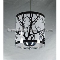 TD-10144-Chrome Metal Branch Decorative Glass Cover Simple Kitchen Pendant Lamp