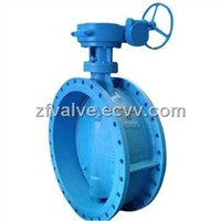 Triple Offset Metal Seated Butterfly Valve with -196 to 550 Degrees C Working Temperature