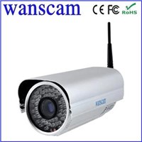Outdoor Waterproof Bullet Wanscam WiFi IP Camera with IR 50m