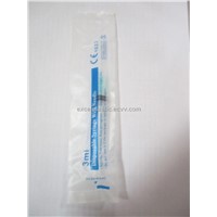 disposable syringe 3ml/cc luer lock
