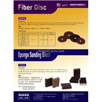 fiber disc     sponge sanding block