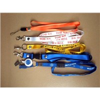 flat polyester promotional lanyard