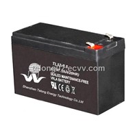 good safety performance rechargeable lead acid battery 12v7.5ah