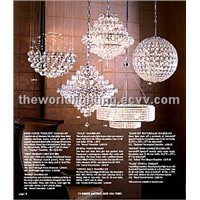 (horchow 200909106-002)2012 Hot Selling Chrome Metal Stand Modern Crystal Pendant Lamp China