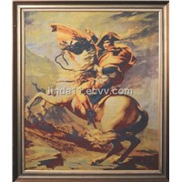oil painting on silk, home decoration, high simulate picture, high imitate silk oil painting