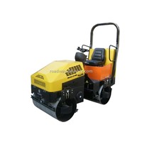 ride on hydraulic double drums vibratory road roller