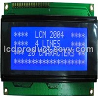 sell character LCD module20*4 with LED backlight