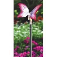 solar light,solar lamp ,plug-in Fiber Butterfly solar light,no electricity charge