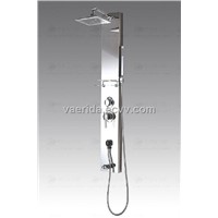 stainless steel with mirror surface finish shower panel and shower column