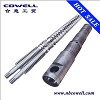twin parallel screw barrel