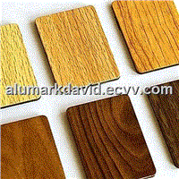 wooden texture aluminum composite panel for modern building