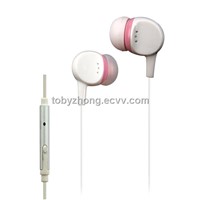 Earphone(EP306M): Fashion stereo earphon with microphone for mobile phone