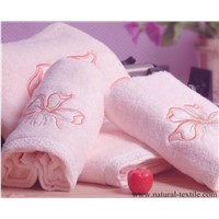 100% cotton embroider face towel