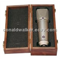 Brand New Neumann U87 Ai Microphone With Neumann EA87 Cradle And Wooden Case
