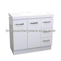 White Vanities With Square Handles (IS-2034)