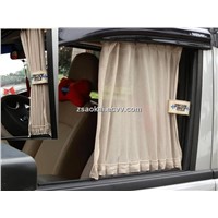 Mesh Fabric Car Curtain-With installation