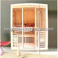 Modern Style Wooden Sauna room house with Full glass door