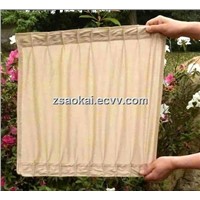 Plane Cloth Car Curtain-Beige