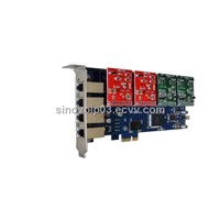 SinoV-400E 4 port PCI-E Asterisk card