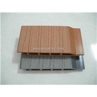 166mm*20mm Wood Plastic Composite Wall Cladding