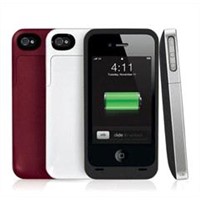 2000mAh Lithium-ion Polymer External Backup Mophie Battery Plus for iphone